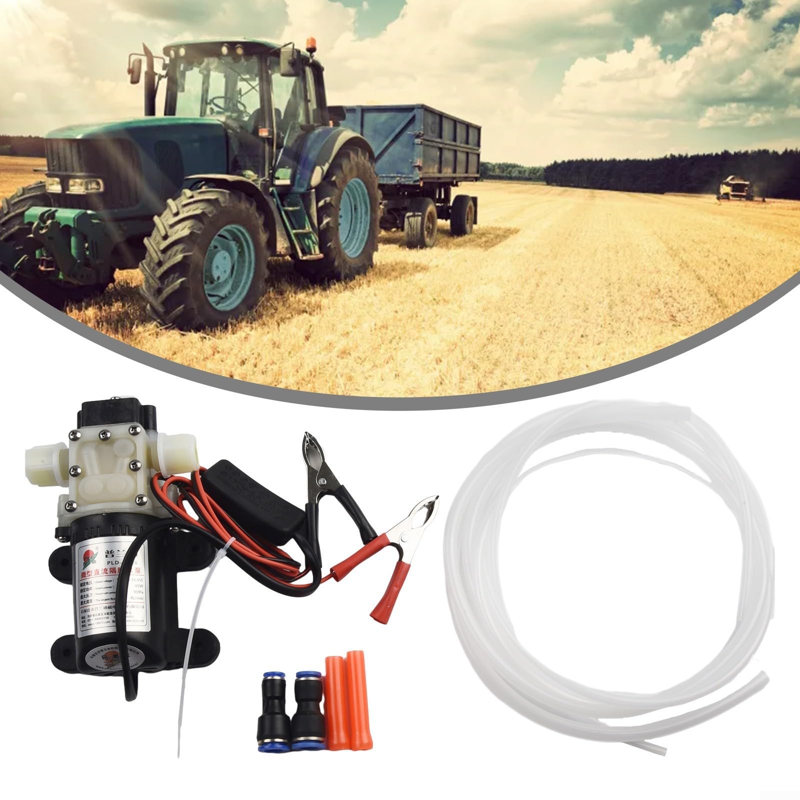 Pompa Olio Diesel 12V con Tubo 15M Pompa Olio Diesel 12V con