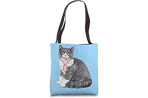 British Shorthair Cat Kitty "Meow" Funny Cats Reusable Grocery Tote Bag