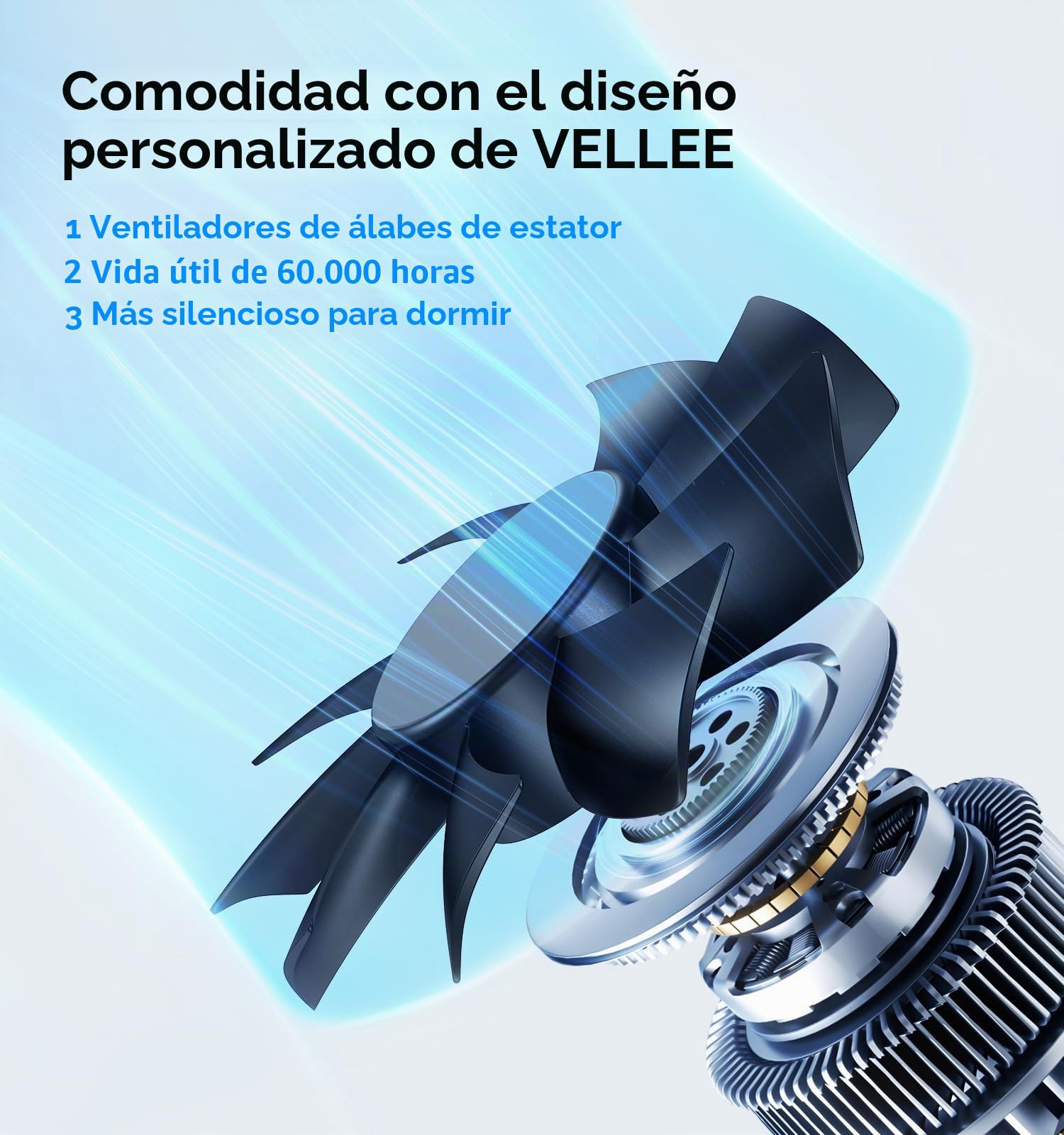 VELLEE Ventilador silencioso de 4 x 12 pulgadas, ventilador de ventilación de CA con control remoto y control de termostato, blanco, VL-412-W