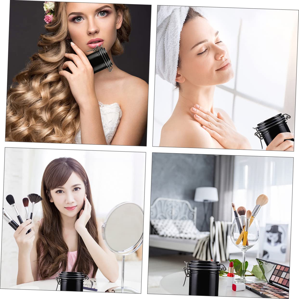 FRCOLOR 2pcs False Eyelash Glue Storage Box for Lash Extension Glue Sealed Lash Glue Organizer