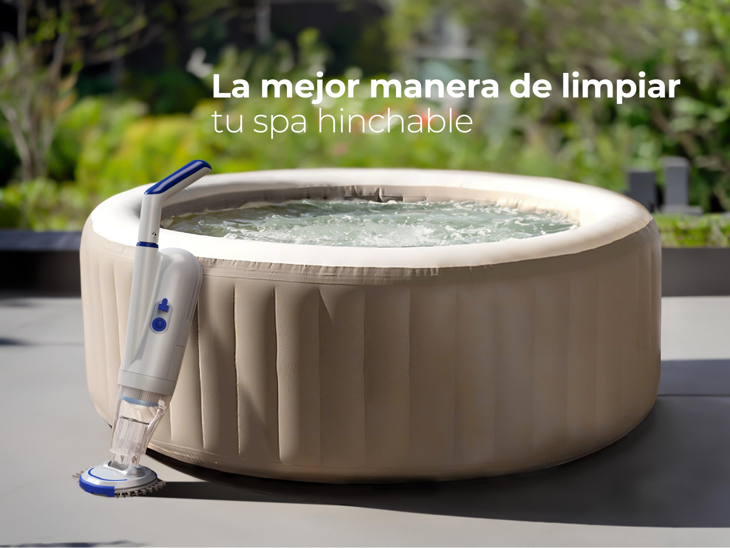 Gre CSPAN Health Vac limpiafondos batería SPAs y piscinas elevadas Suelo