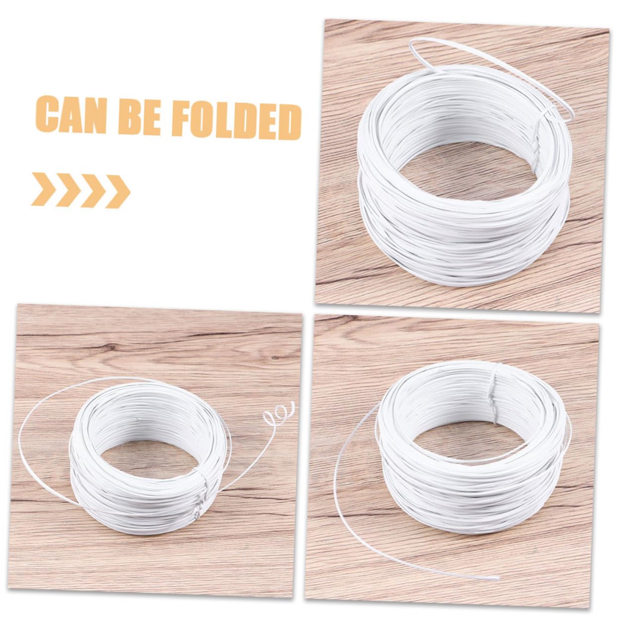INOOMP 6rollen PVC-beschichteter Draht Für Pflanzenbindung Flexibel Und Strapazierfähig Für Gartenarbeiten DIY-projekte Und Sichere Pflanzenunterstützung