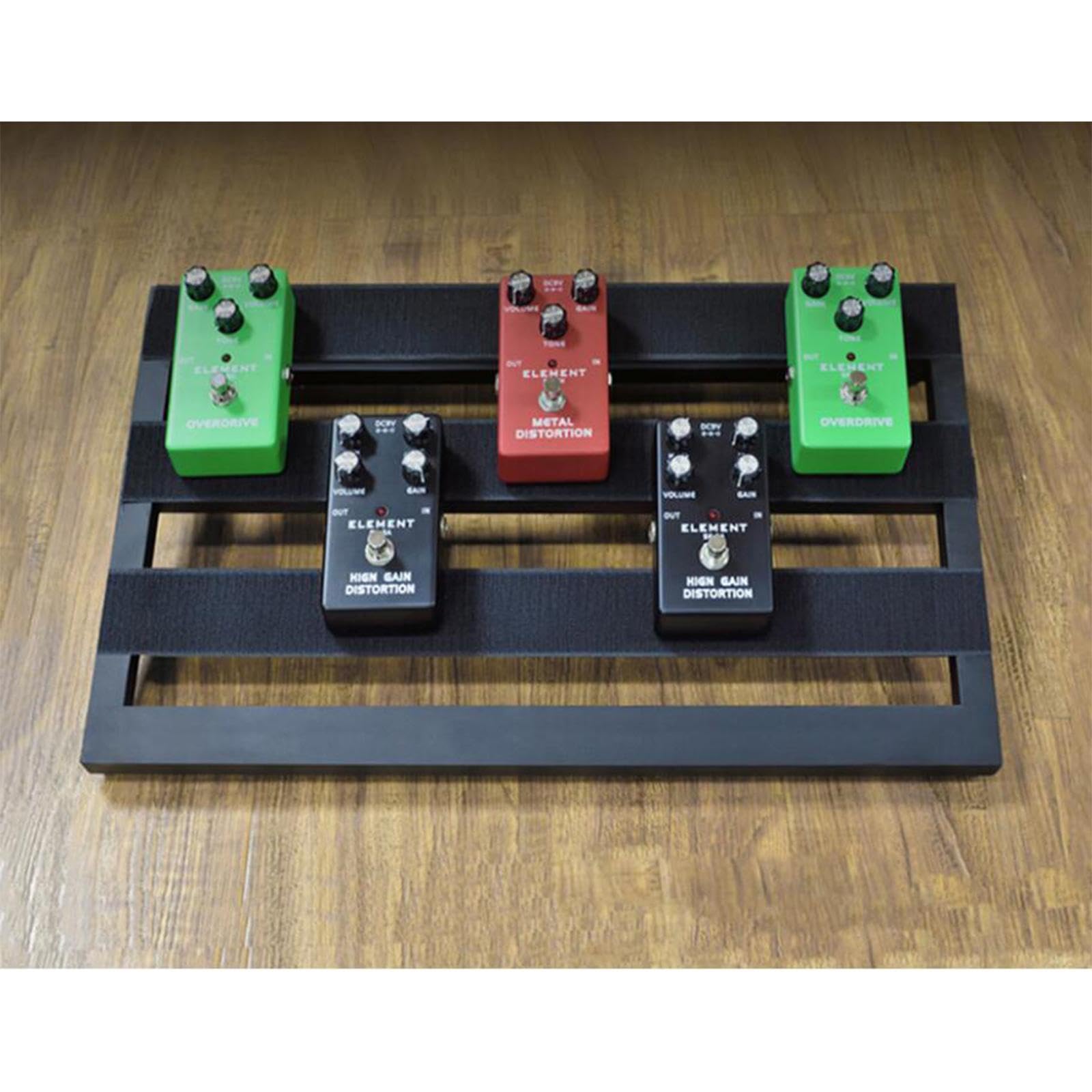 Ampia pedaliera con borsa per il trasporto, pedaliera leggera per effetti di chitarra elettrica progettata per le esigenze di performance dei musicisti, parti della per