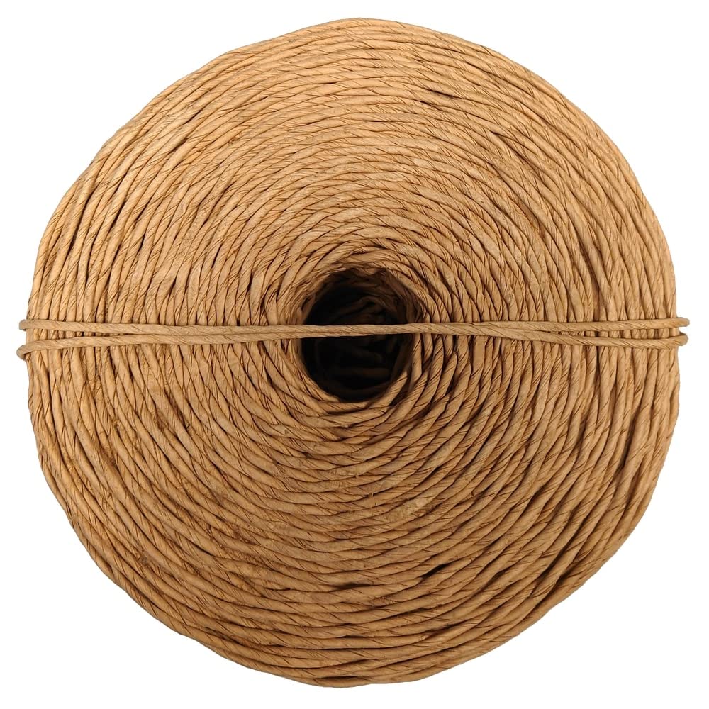 Papierschnur Schnur Flechtschnur beige für Stuhlsitz UVM. Ø 3-4mm, Rolle ~500m