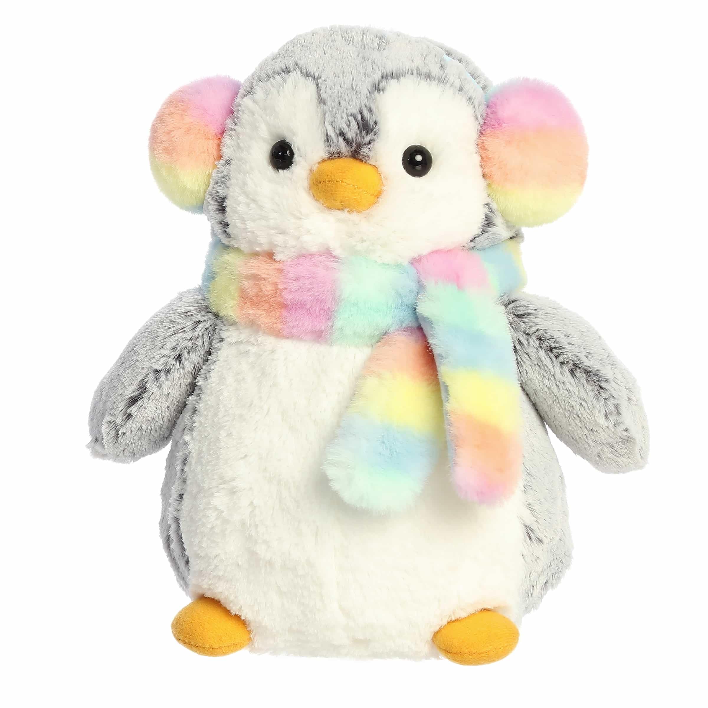 Amazon.com: Aurora® Festive Pompom Penguin™ Pompom Muffs & Scarf