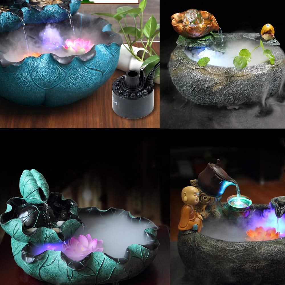 Nebulizzatore A LED Per Fontane - Effetto Nebbia Con Luci Colorate, Ultrasuoni - Foto 11