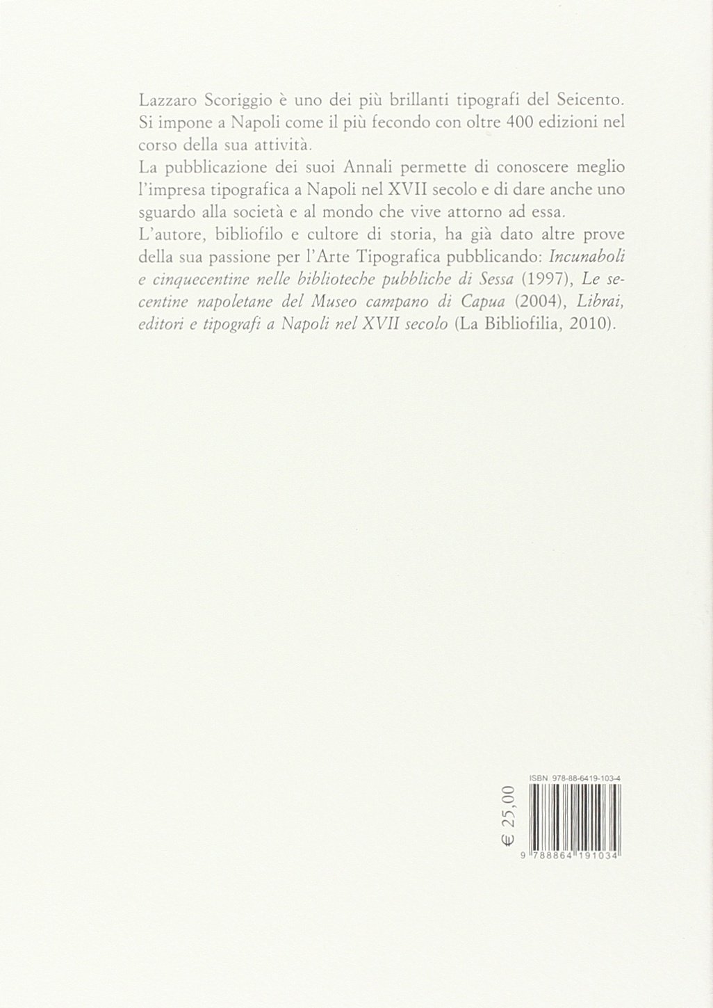 Annali di Lazzaro. Tipografo a Napoli (1610-1639)