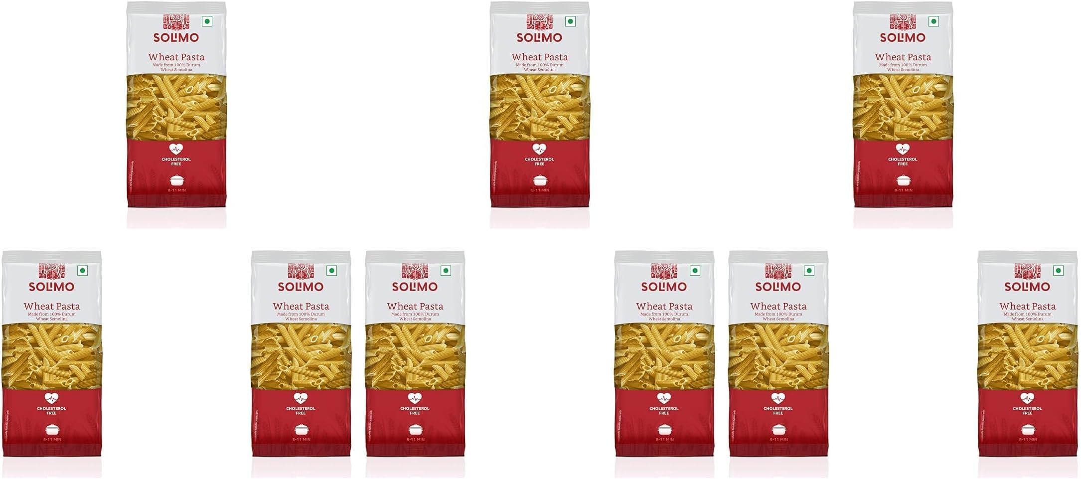 Amazon Brand - Solimo Durum Wheat Penne Pasta | 500 g Pack of 2