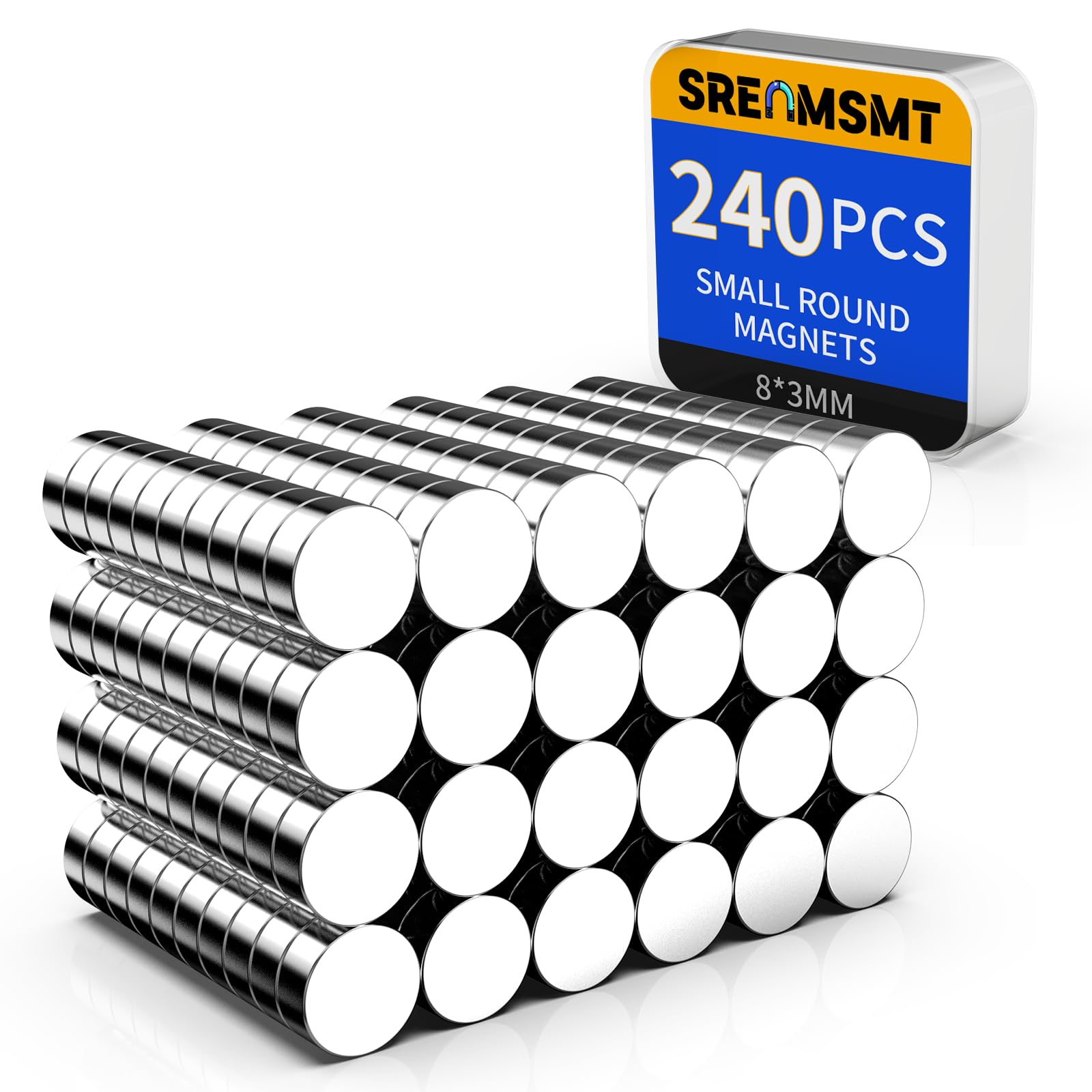 Small Magnets, 7 Sizes Neodymium Magnets for Crafts, 290 Pack — Amazon image 25
