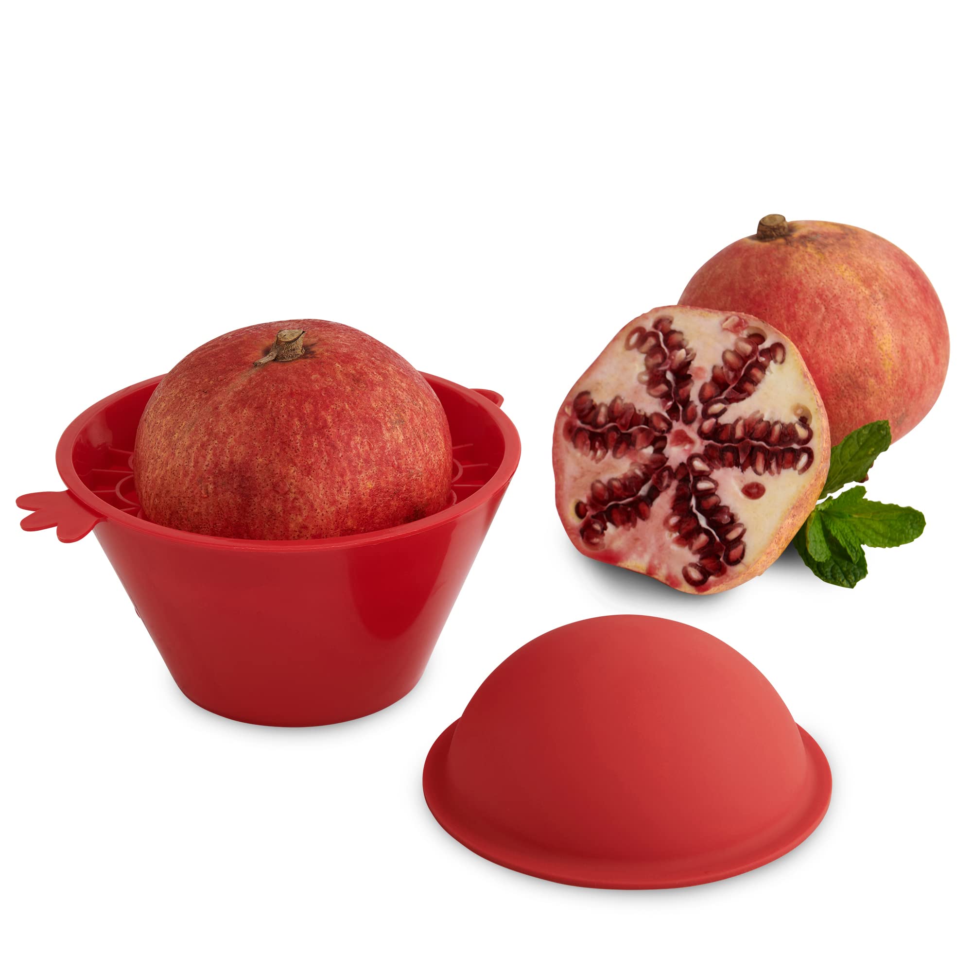 HIC Kitchen Pomegranate Seed Remover, BPA Free, 3-Piece Set