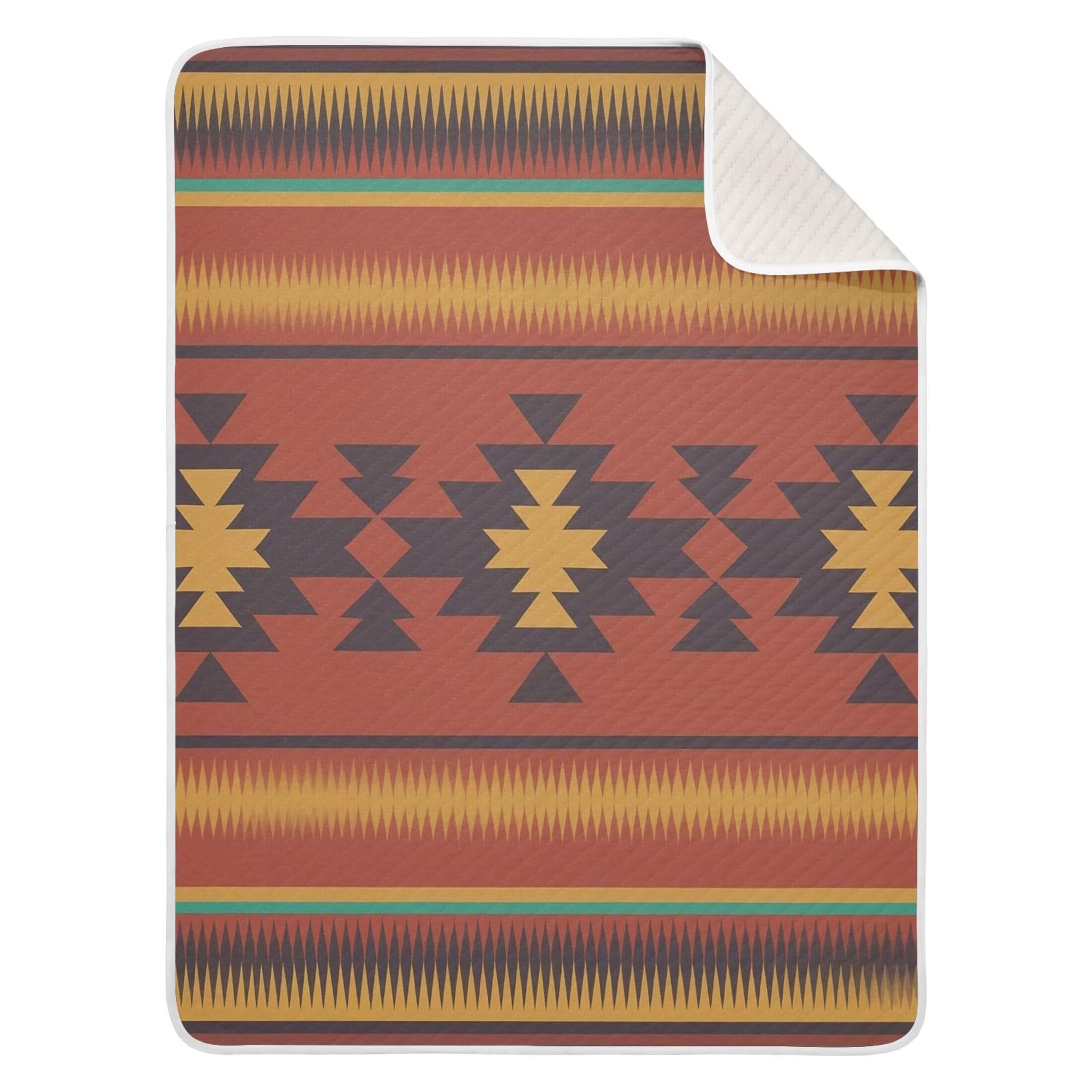 Burbuja Traditional Pattern Baby Blanket for Boys Girls, Nursery Soft Warm Swaddling Receiving Baby Blankets, 30x40 in Toddler Blanket