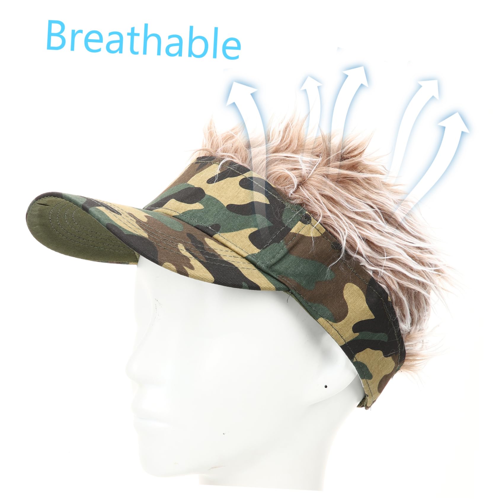 Healeved Béisbol Unisex Peluca Deportiva para Actividades Aire Cómodo para Hombres y Mujeres