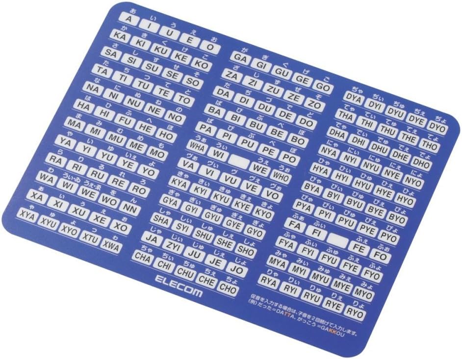 ELECOM Romaji Conversion-Response Mouse pad Size MP-ROML