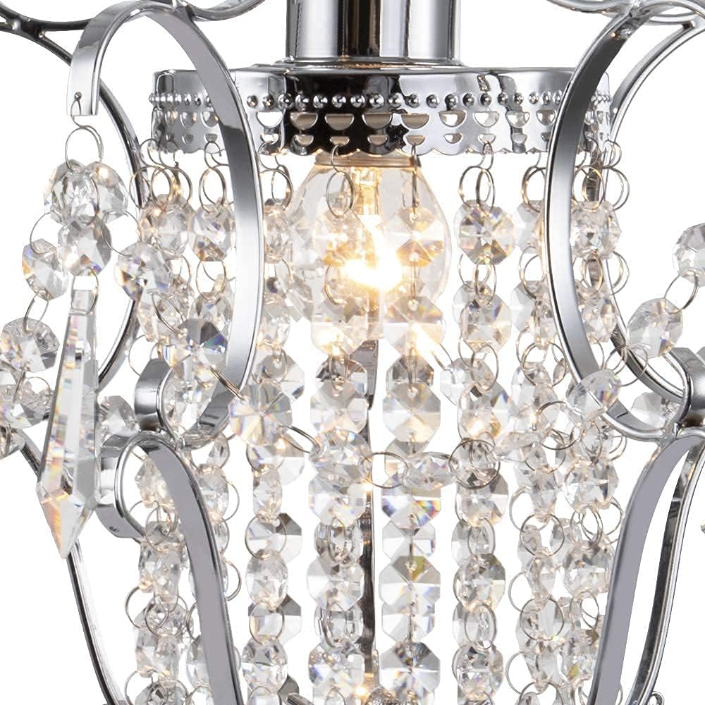 Exclusive Discount 90% Price Cottinch Mini Pendant Ceiling Light Fixture, Integrated LED Polished Chrome Bubble Blass Lighting for Kitchen Island Living Room Bedroom, Built-in Light Bulb (Light2) Top Rated Cottinch Mini Pendant Ceiling Light Fixture, Integrated LED Polished Chrome Bubble Blass Lighting for Kitchen Island Living Room Bedroom, Built-in Light Bulb (Light2)