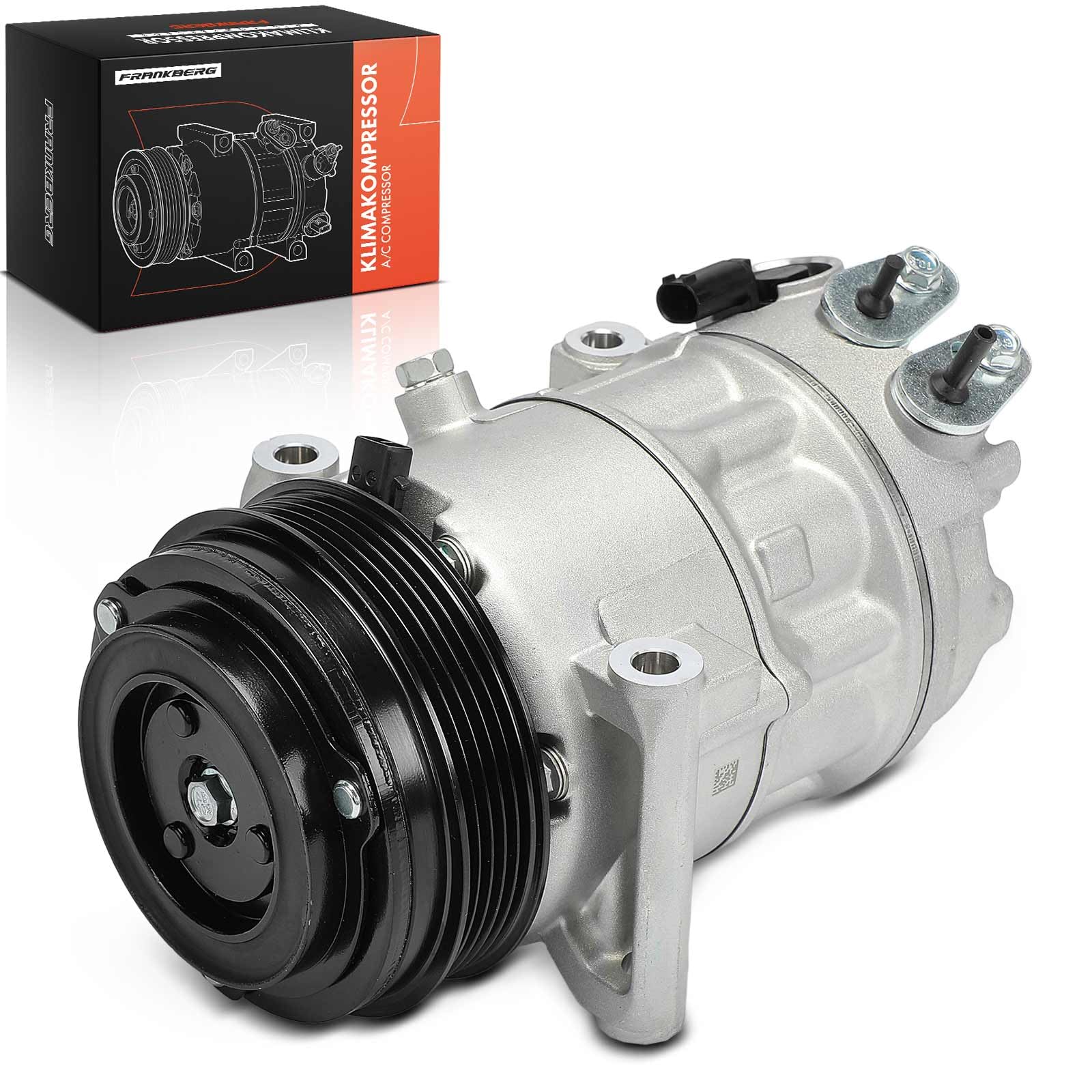 Frankberg Compressore aria condizionata con frizione Benzina Compatibile Renegade SUV 500X 334
