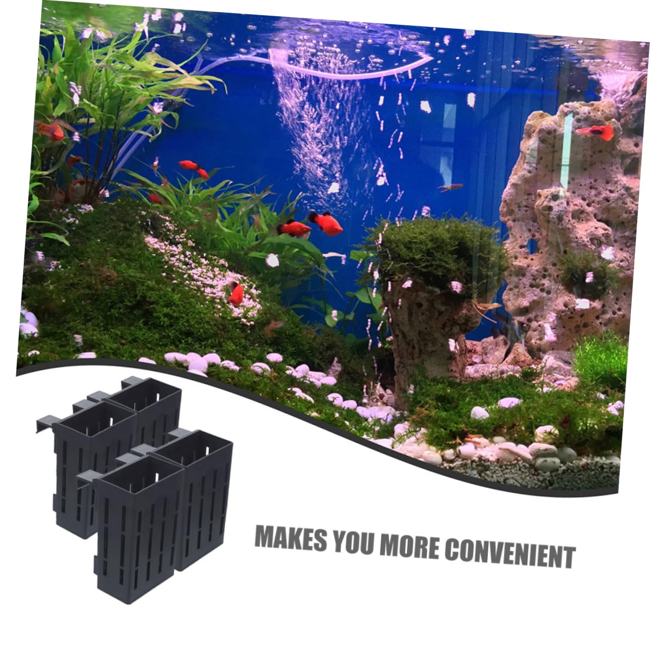 Kisangel 12stücke Teiliges Wasserpflanzenhalter Für Aquarien Kunststoffpflanzen Töpfe Mit Geeignet Für Dekoration Wachstum Aquatischer Pflanzen