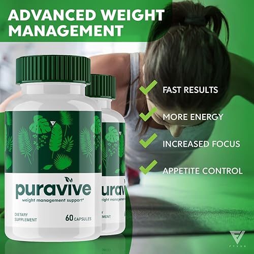 Miniatura 6 de Puravive Pills - Cápsulas de pérdida de peso Puravive Pills Suplemento dietético Purevive Management Support Advanced Formula, Pura Vive Extra
