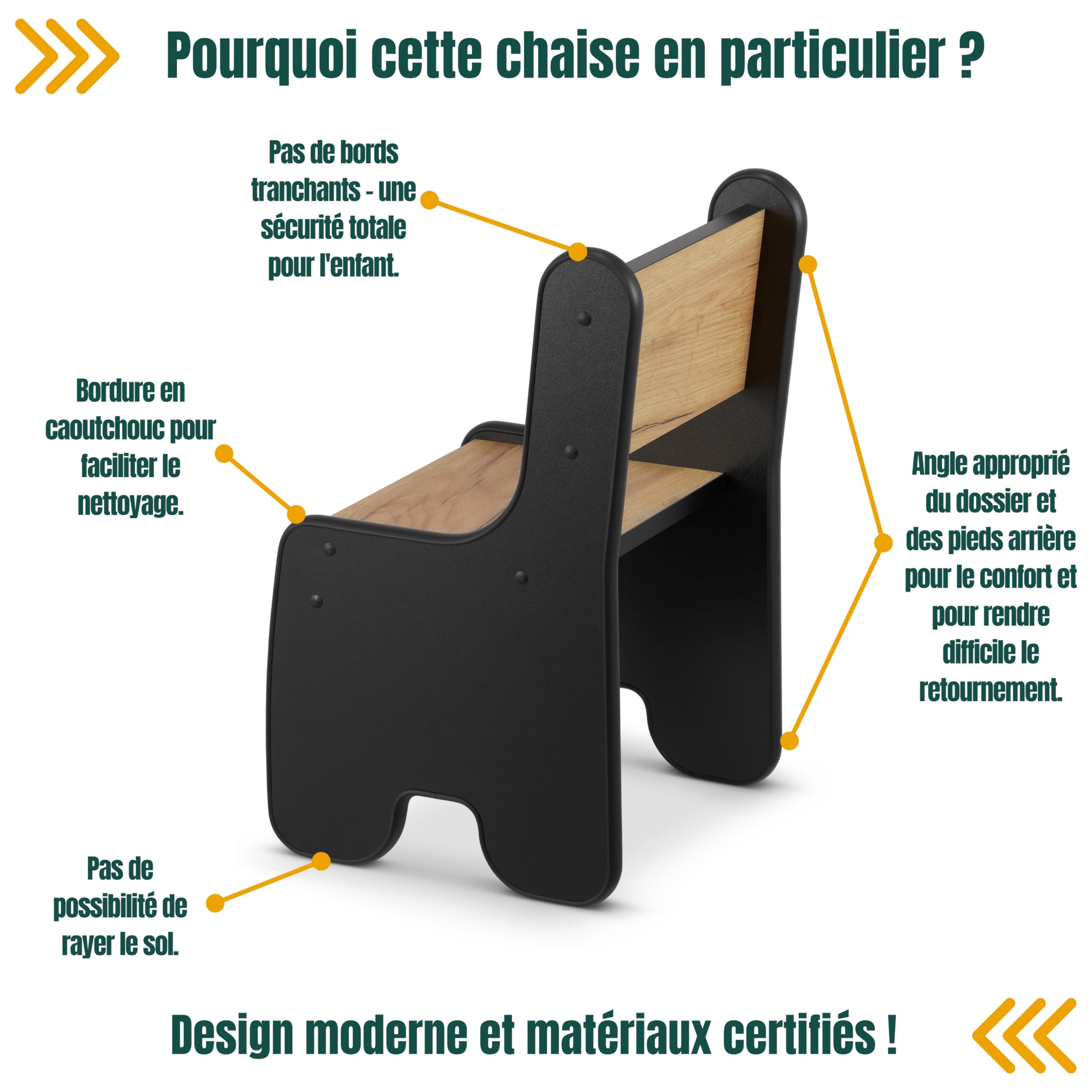 defiPad® Table Enfant avec Chaise | Premium Bureau avec Espace de Rangement | Table Dessin | Meuble Chambre | Charge 80kg pour 2-8 Ans