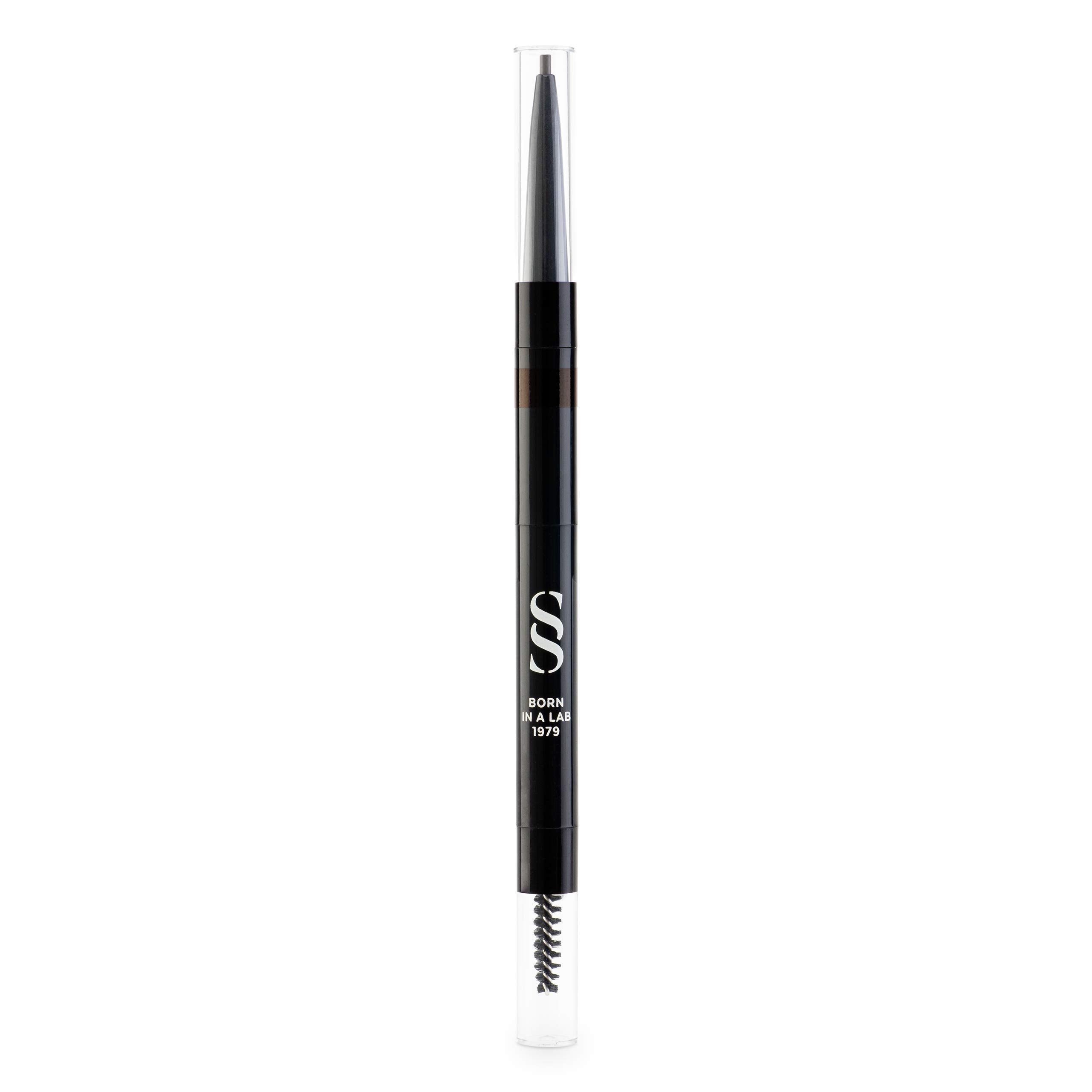 Sensilis Lápiz de Cejas Eyebrow Sculptor 3 en 1 que Dibuja, Rellena y Peina - Tono 3 Brune
