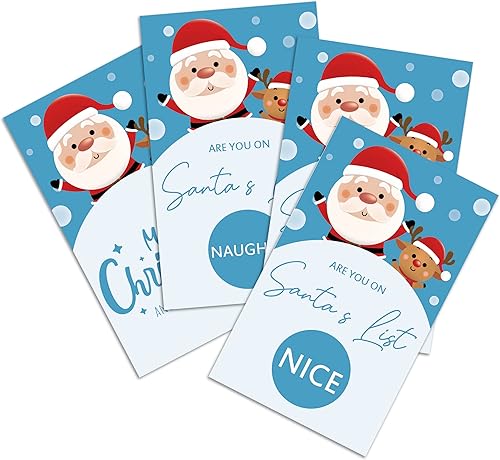 50 juegos de fiesta de Navidad Scratch Off tarjetas de juego (JRM402)