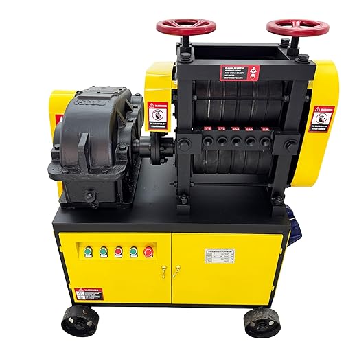 7.5KW Heavy Duty Rebar Straightening and Cutting Machine 0.24"-0.55" with Motor for Second-Hand Straightening and Wire Use 220V/60Hz