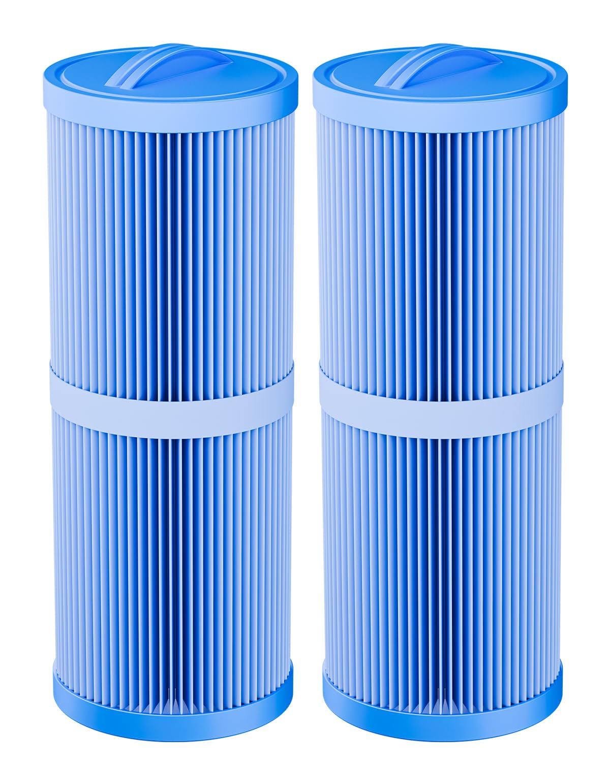 Spa Filter Replaces PWW50L,4CH-949, FC-0172, SD-01143, SC757,817-4050, Hot Tub Filters, 5 Micron Pleated Water Filter, Blue, 2 Pack-image-5