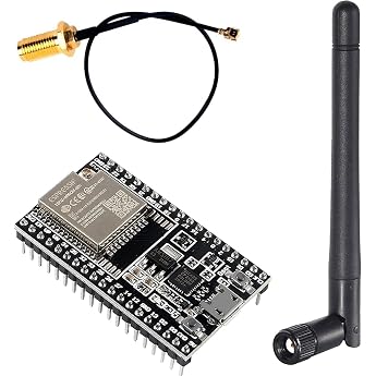 ESP32-DevKitC Core Board ESP32 Development Board ESP32-WROOM-32U Kit with Antenna and Cable for Arduino