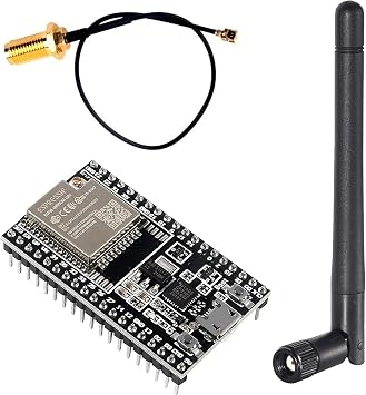 ESP32-DevKitC core Board ESP32 Development Board ESP32-WROOM-32U Set for Arduino, with Antenna & Cable