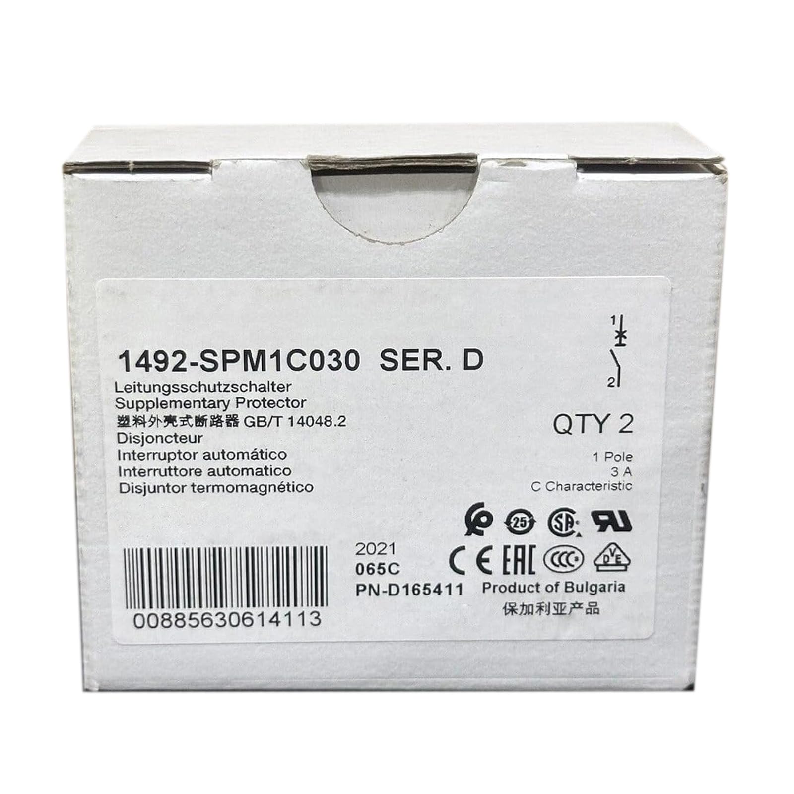 Disjoncteur 1492-SPM1C030 1492SPM1C030 scellé boîte garantie 1 an