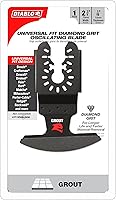 Vista 2 de Diablo Universal Fit Diamond Grit Oscillating Blade for Grout Removal - 2-3/4" Cutting Width, 1/16" Grout Thickness - DOU16DGX