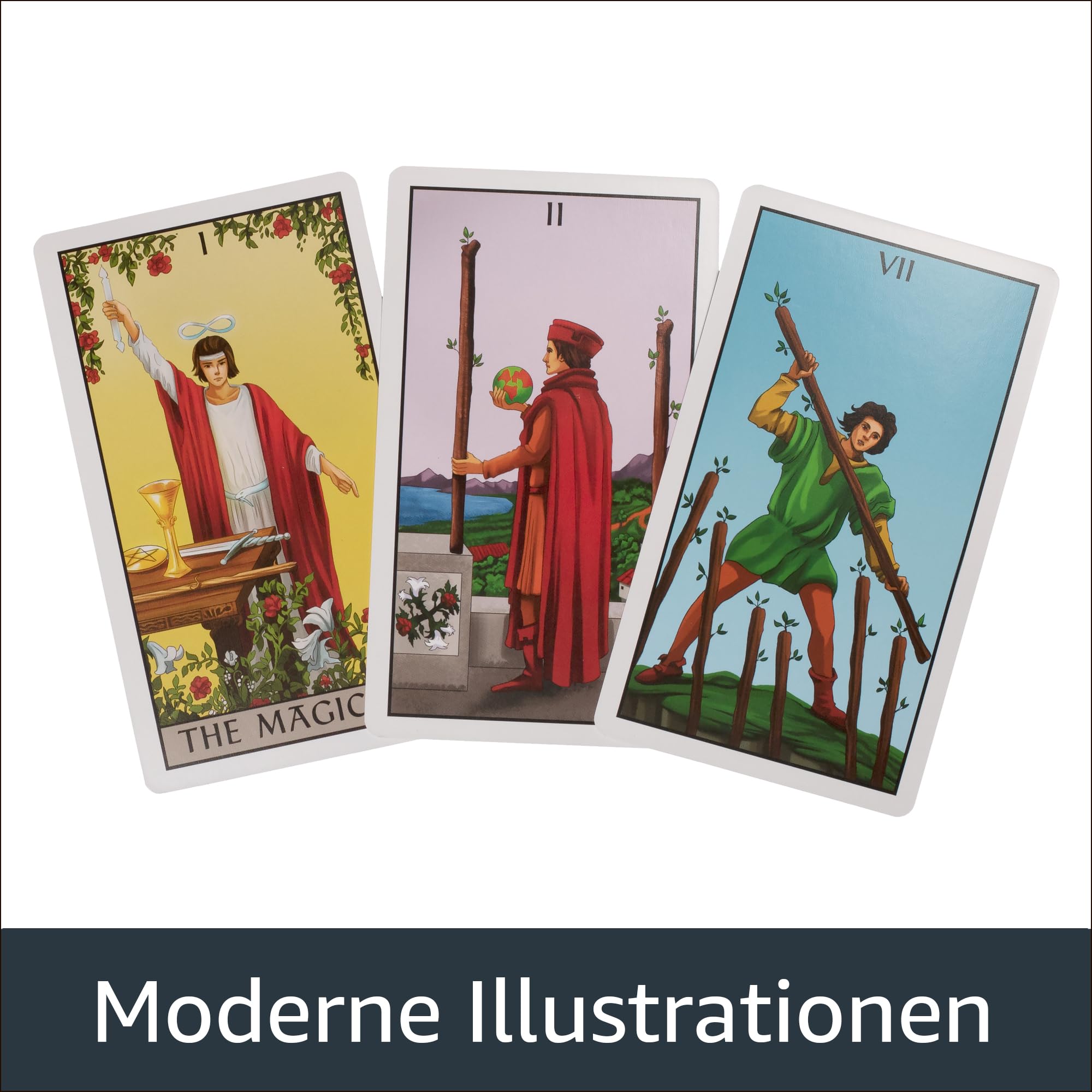 Da Brigh Lustré Tarot Karten Deck, Englisch