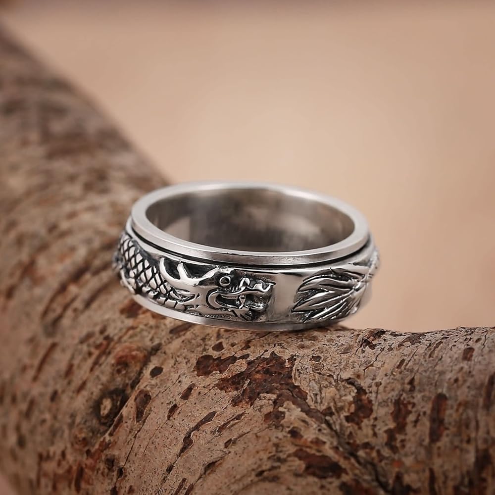 Best Friend Promise Rings, Vintage Knuckle Rings Set for Men