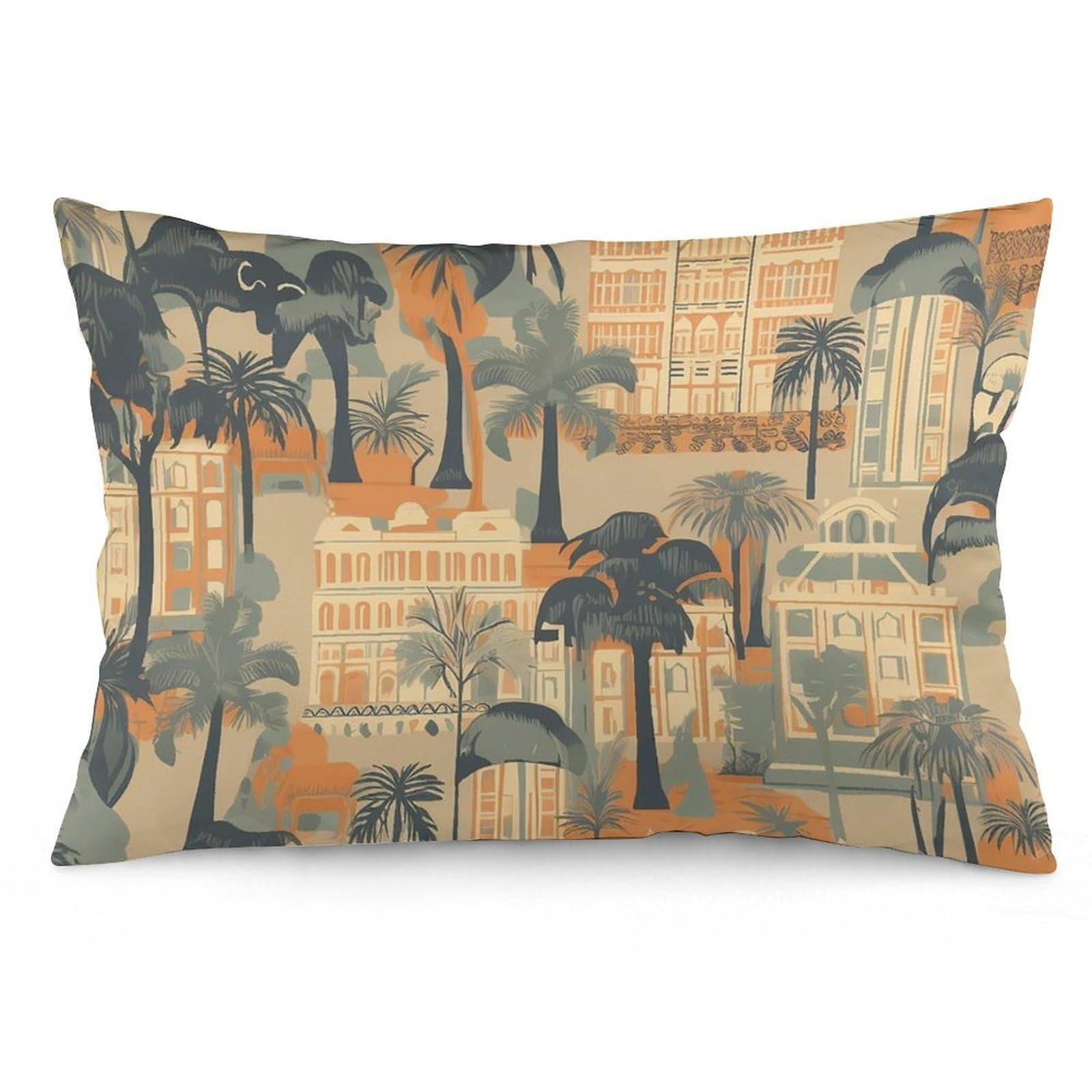 NTVOWPZO 2 Pack Decoration Throw Pillow Covers 20"x30" Pillowcases Covers Tropical Palm Tree Pillowcases Modern Farmhouse Home Decor Sofa Cushions Covers for Couch Bed Living Room