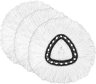 3 Pack Mop Replacement Heads for O-Ceda EasyWrin Spin Mop, Microfiber Spin Mop Refills, Easy Cleaning Mop Head Replacement
