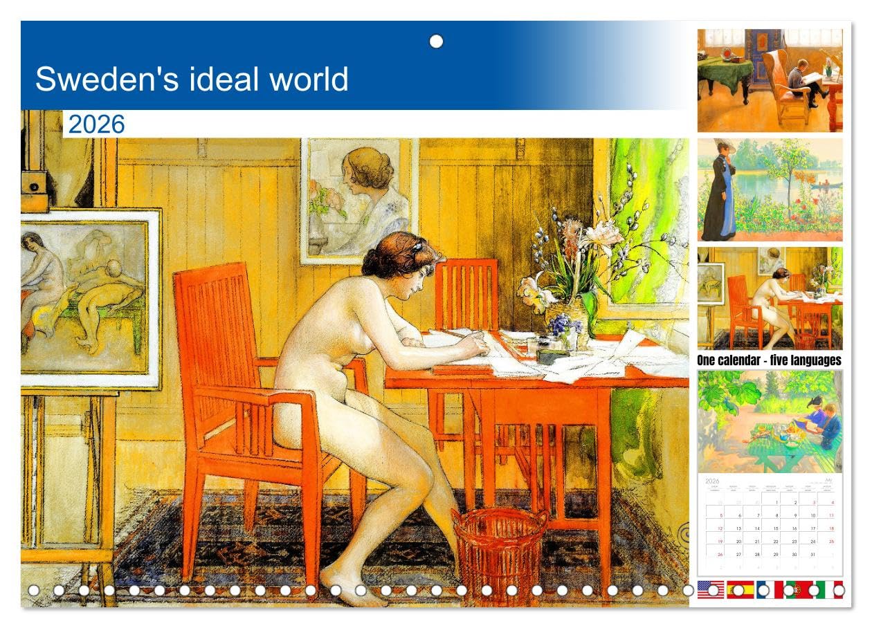 Sweden's ideal world (Monthly Wall Calendar 2026 11.7" x 16.5" (open)), CALVENDO 14 Month Calendar