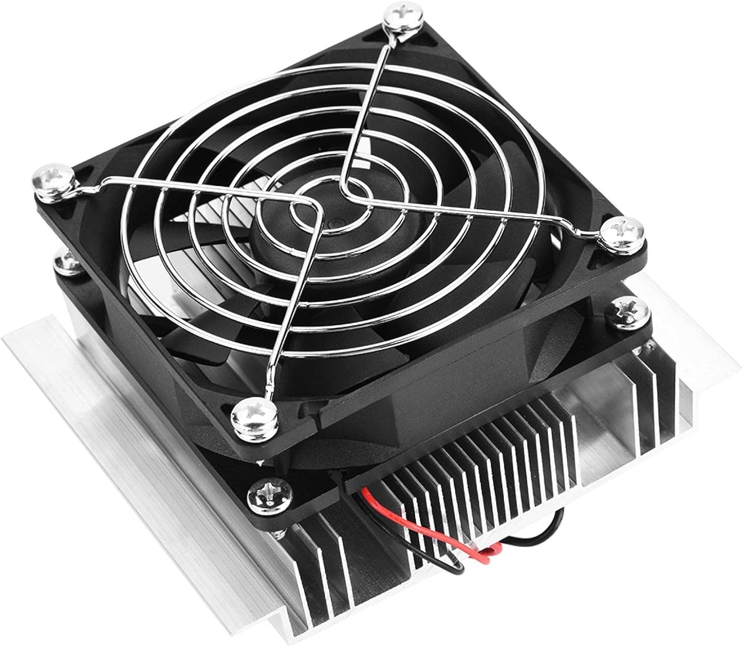 Enfriador de Refrigeración de Semiconductores,12V 6a 72W Sistema de Enfriamiento Termoeléctrico Peltier con Ventilador Kit de Bricolaje del Módulo de Conducción del Disipador de Calor