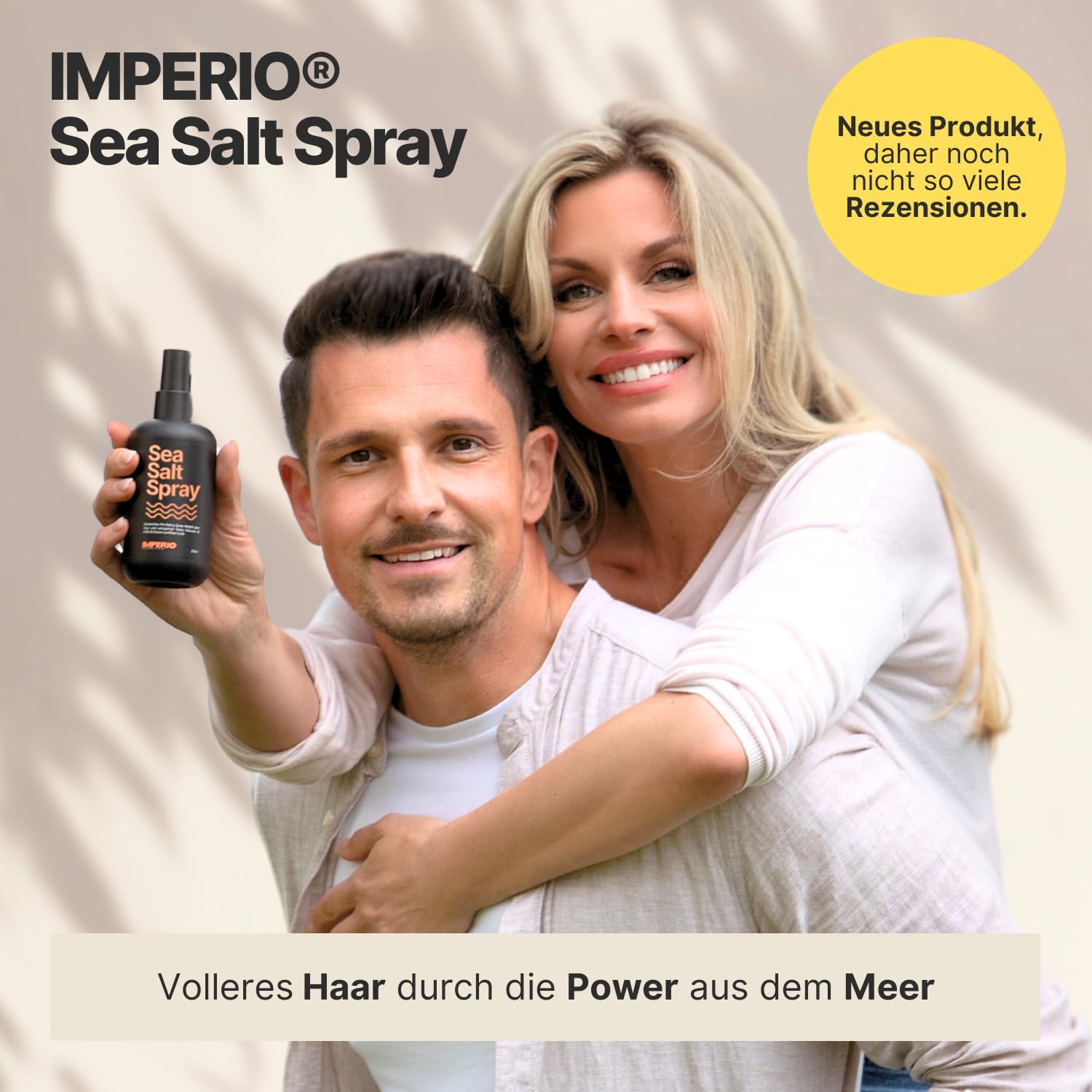IMPERIO Sea Salt Spray - 250 ml Premium Salt Spray dla większej objętości i stabilnej tekstury - idealne fale na plaży, więcej objętości i uchwytu dzięki mocy oceanu - unisex - zapach