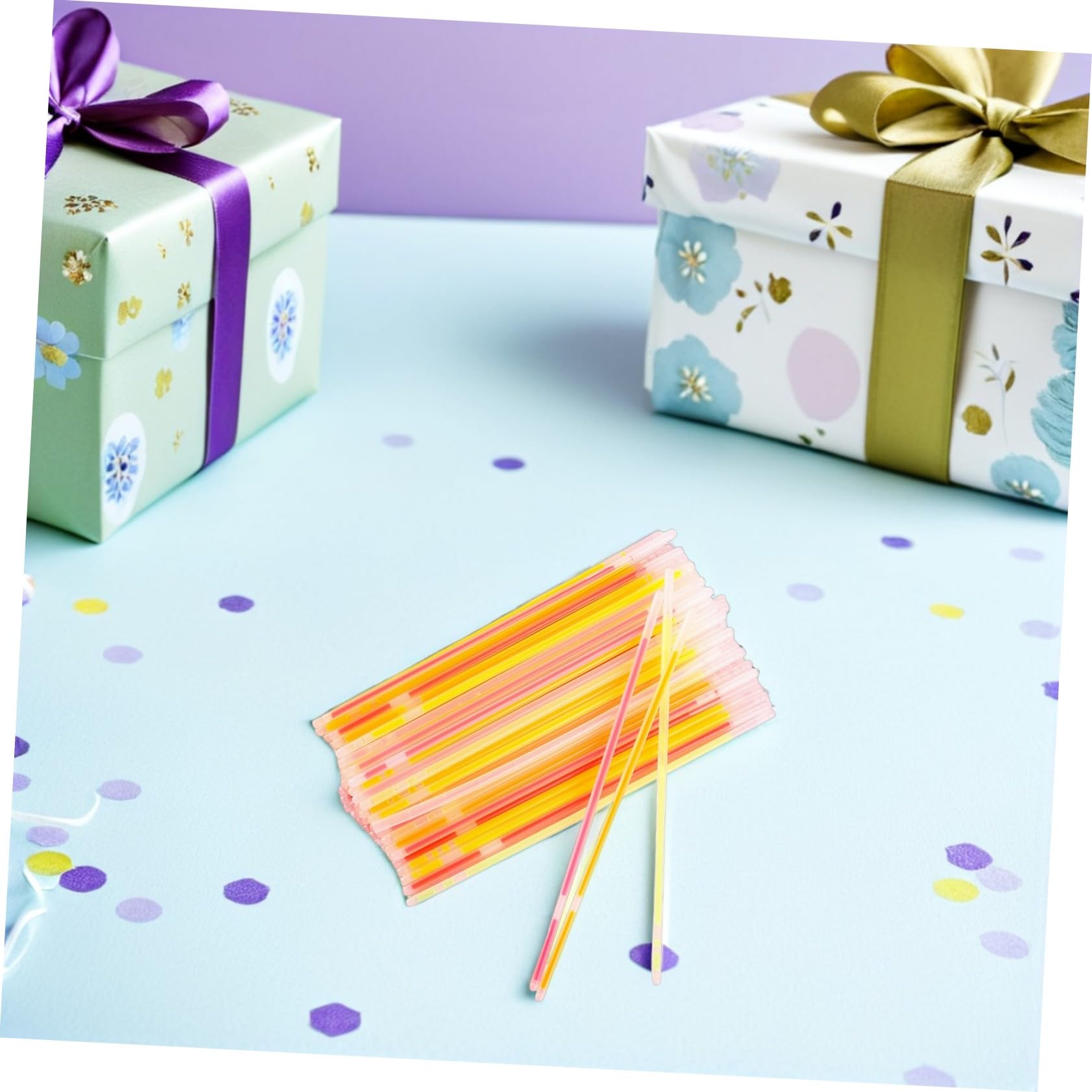 YARNOW Braccialetti Luminosi 150 Pezzi in Plastico per Feste e Bambini