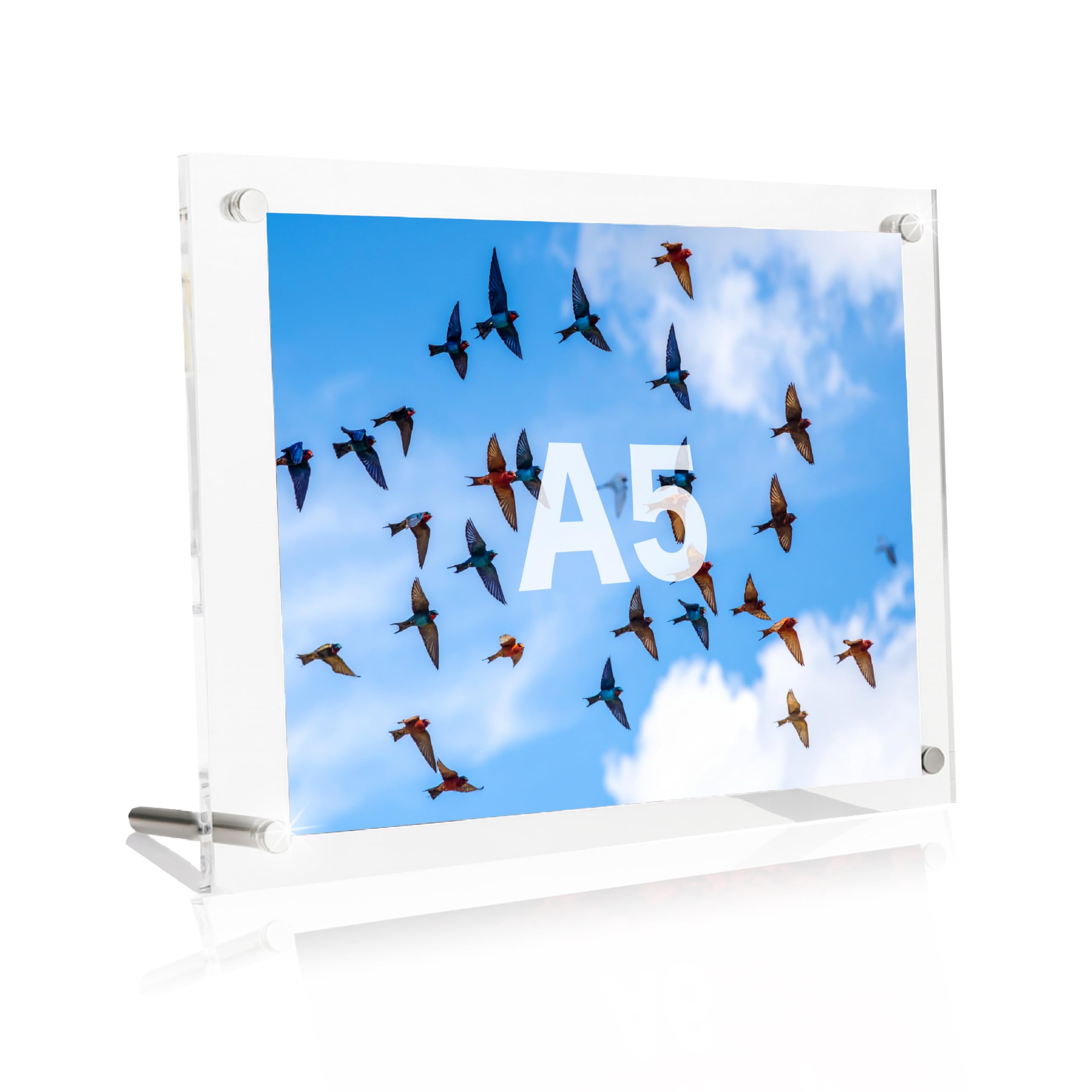 Amazon.co.jp: benrii A5 アクリルフォトフレーム 透明 額縁