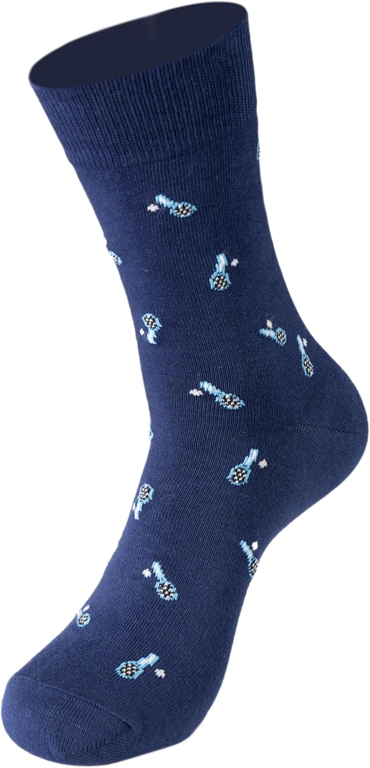Navy Tie, Pocket Square, Socks Set for Men