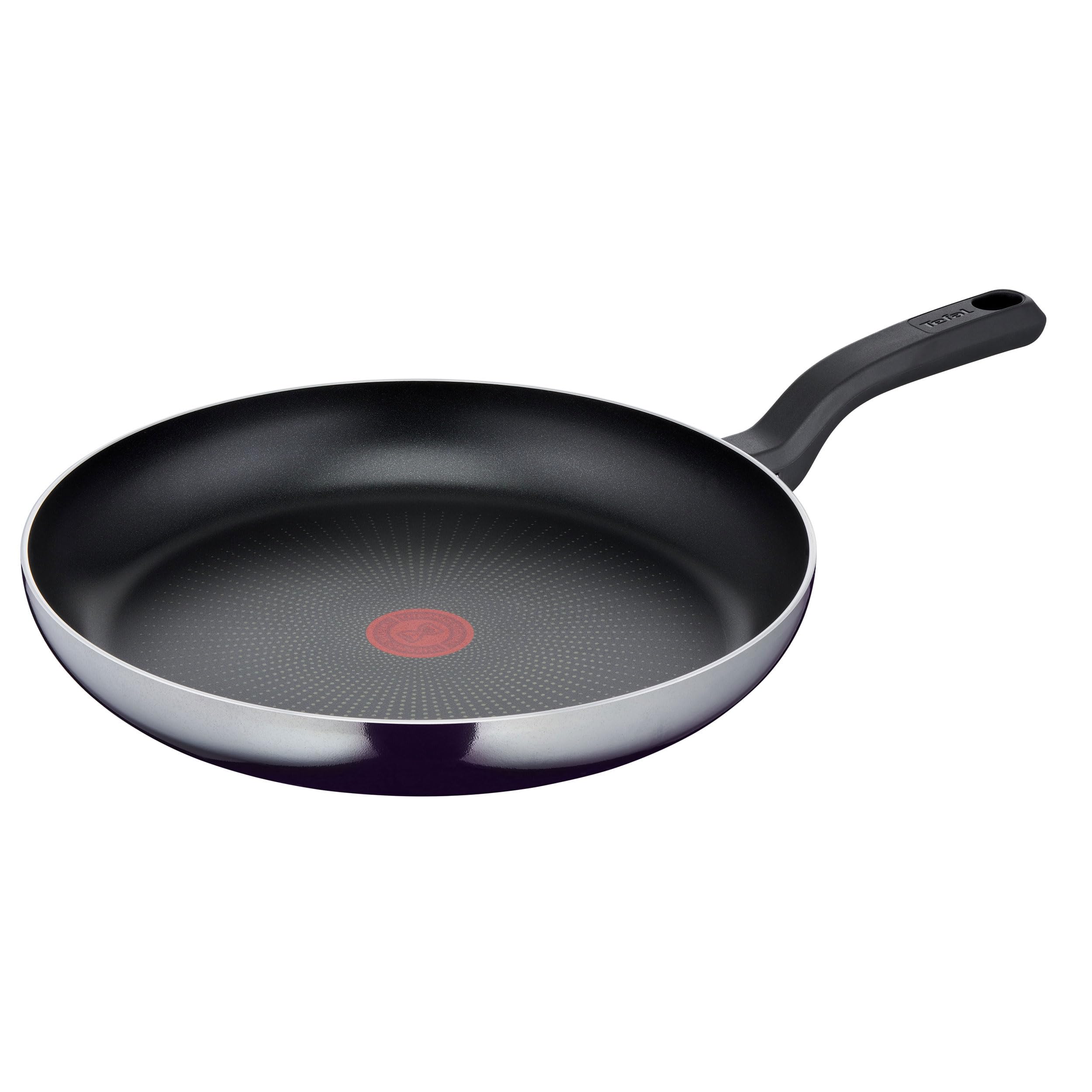 Tefal D52608 Resist braadpan 32 cm | veilige titanium anti-aanbaklaag | thermosignaal temperatuurindicator | eenvoudige reiniging | Flame Protect-technologie | zwart