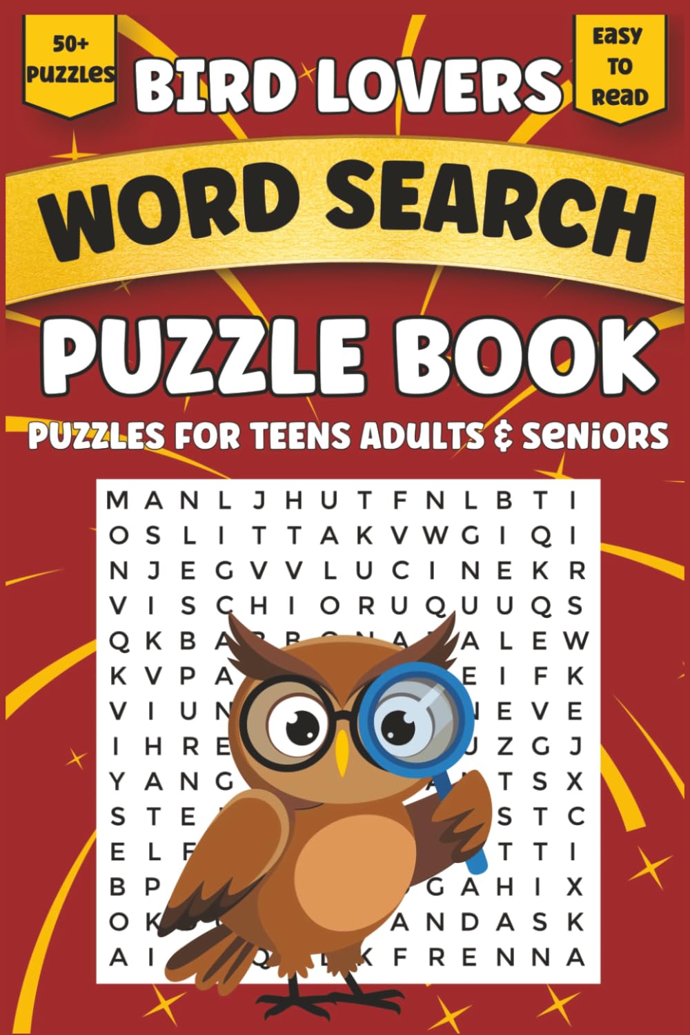 Bird Lover's Word Search Puzzle Book: 55 Easy-to-Read Puzzles with Birds Names, Nature Words & Birdwatching Terms | Great for Travel, Holidays, Get Well, Free Time