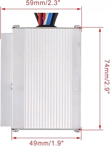 Vista 17 de WOOSTAR Controlador de velocidad de motocicleta 24 V 500 W reemplazo para scooter eléctrico e bicicleta triciclo cepillo