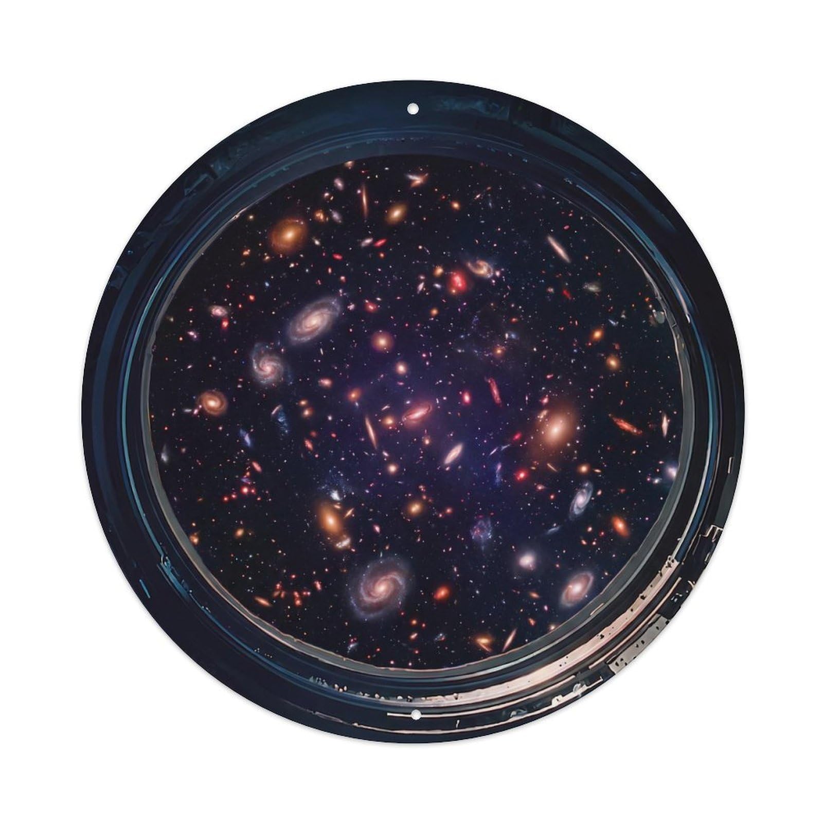 Distant Galaxy Field View Metal Tin Sign