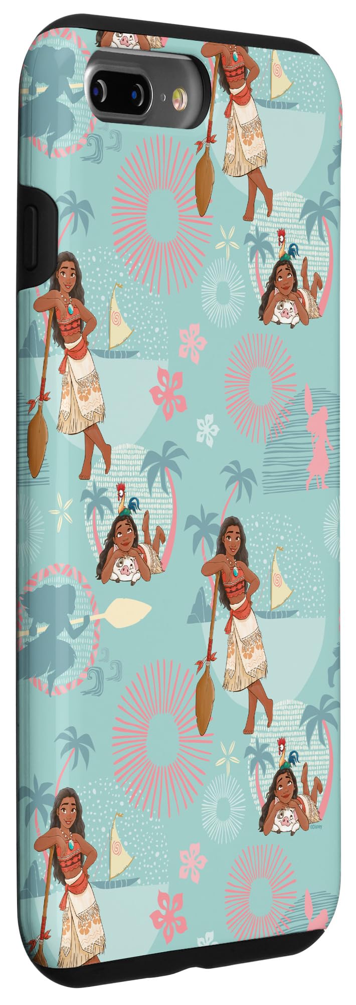 Disney Moana Tropical Summer Adventures with Pua and Heihei Case for iPhone 7 Plus/8 Plus - Image 3