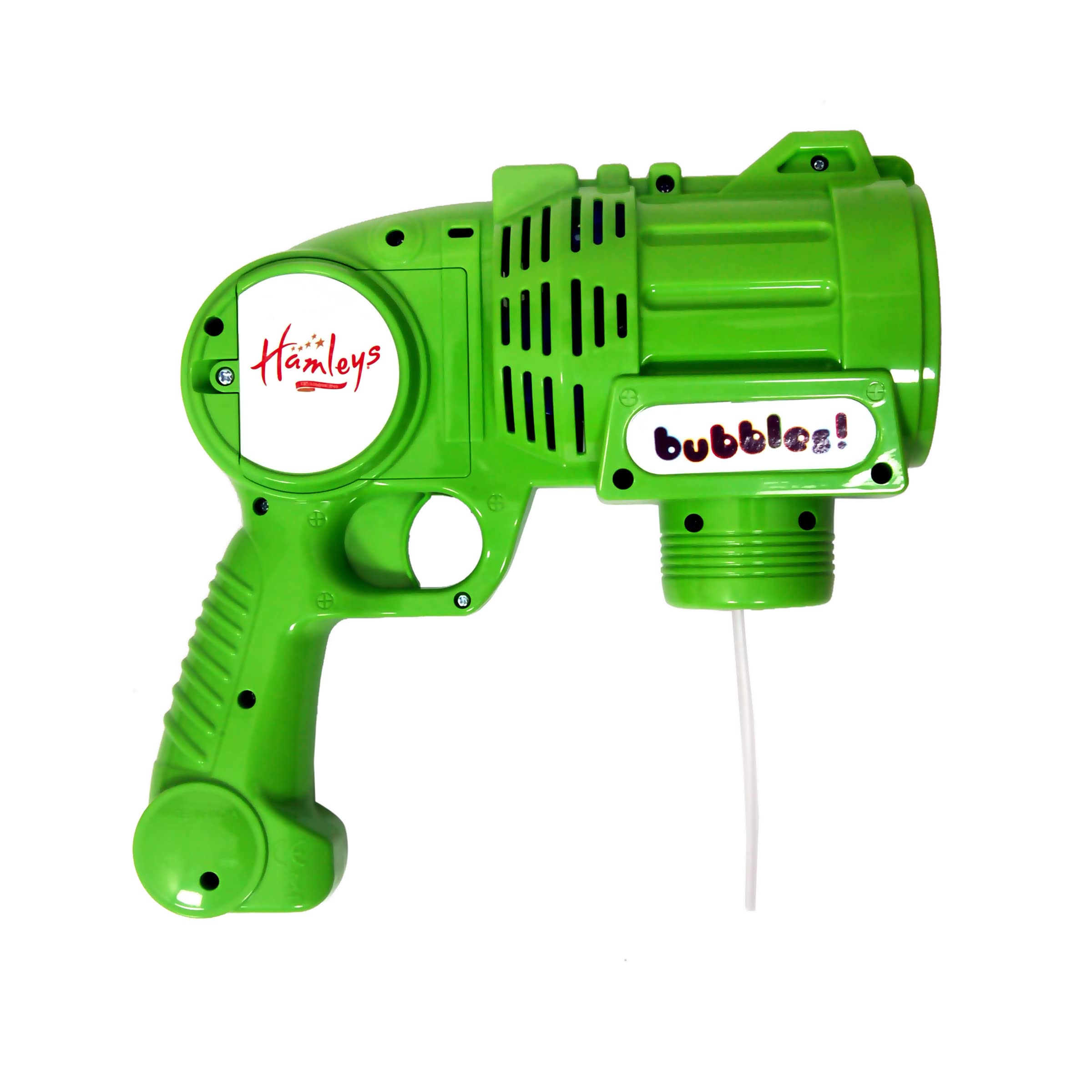 Hamleys Bubble Blaster for Kids with 1 Bubble Solution | Bubble Play Toy for Fun Indoor/Outdoor Bubble Machine for Kids 3Y+ | Perfect for Birthday Parties & Summer Outdoor Fun or Party (Green) - Image 3 thumbnail