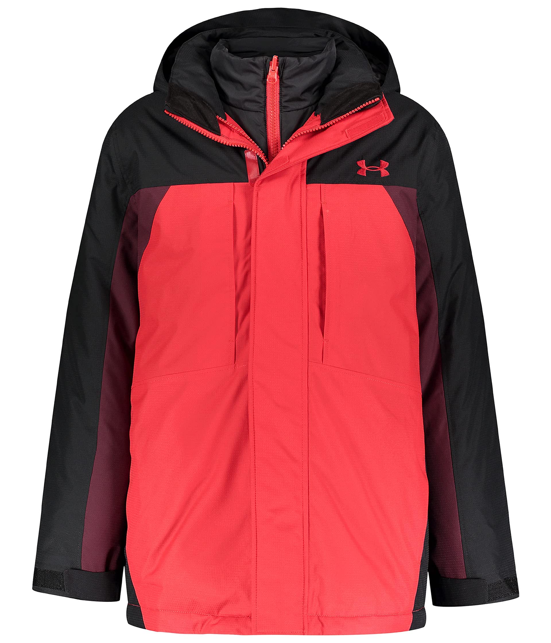 Under Armour Westward 3-in-1 Jacket, Removable Hood &amp; Liner, Windproof &amp; Water Repellant