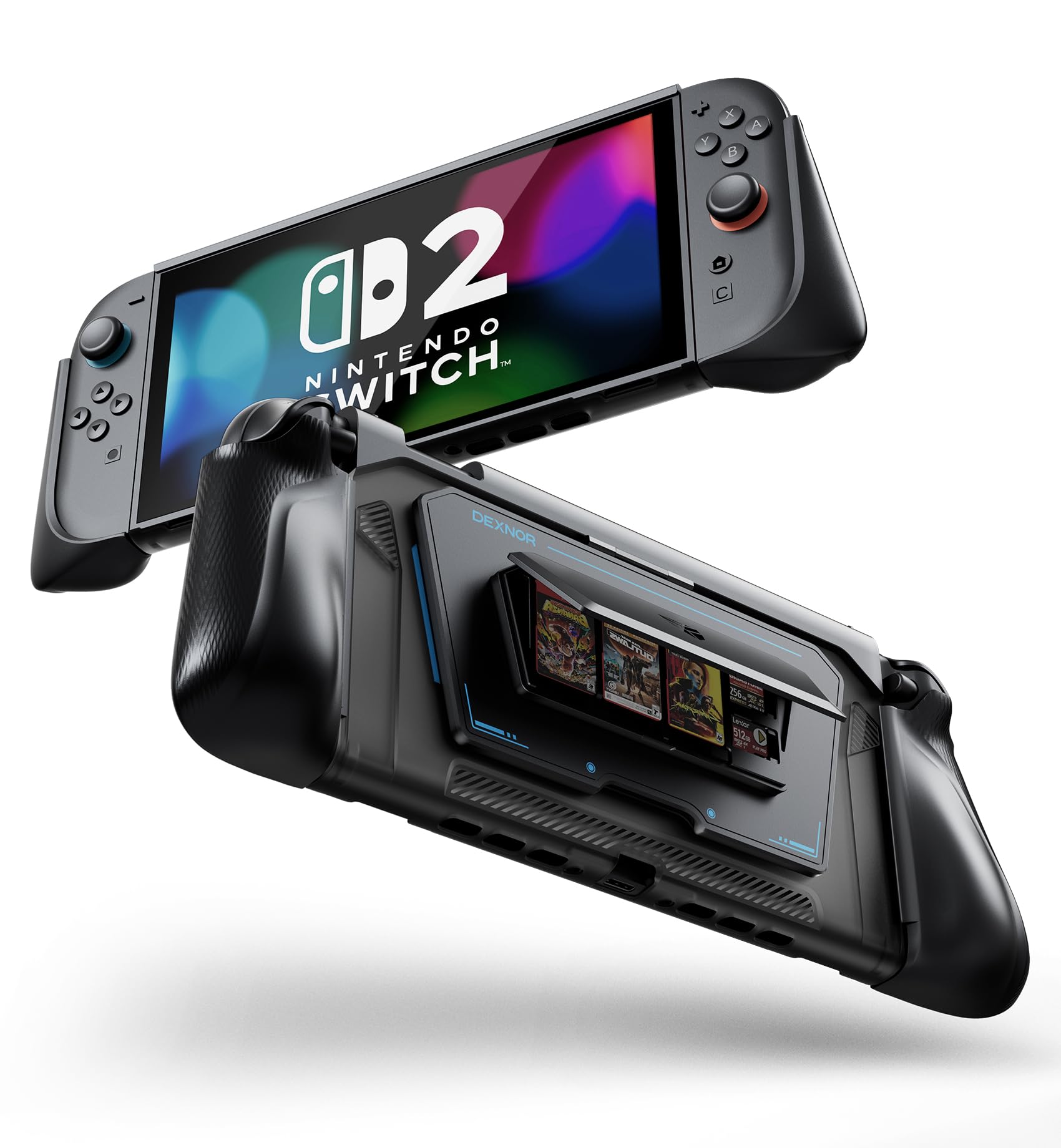 Amazon.com: Dexnor for Nintendo Switch 2 Case 2025 Dockable Cover