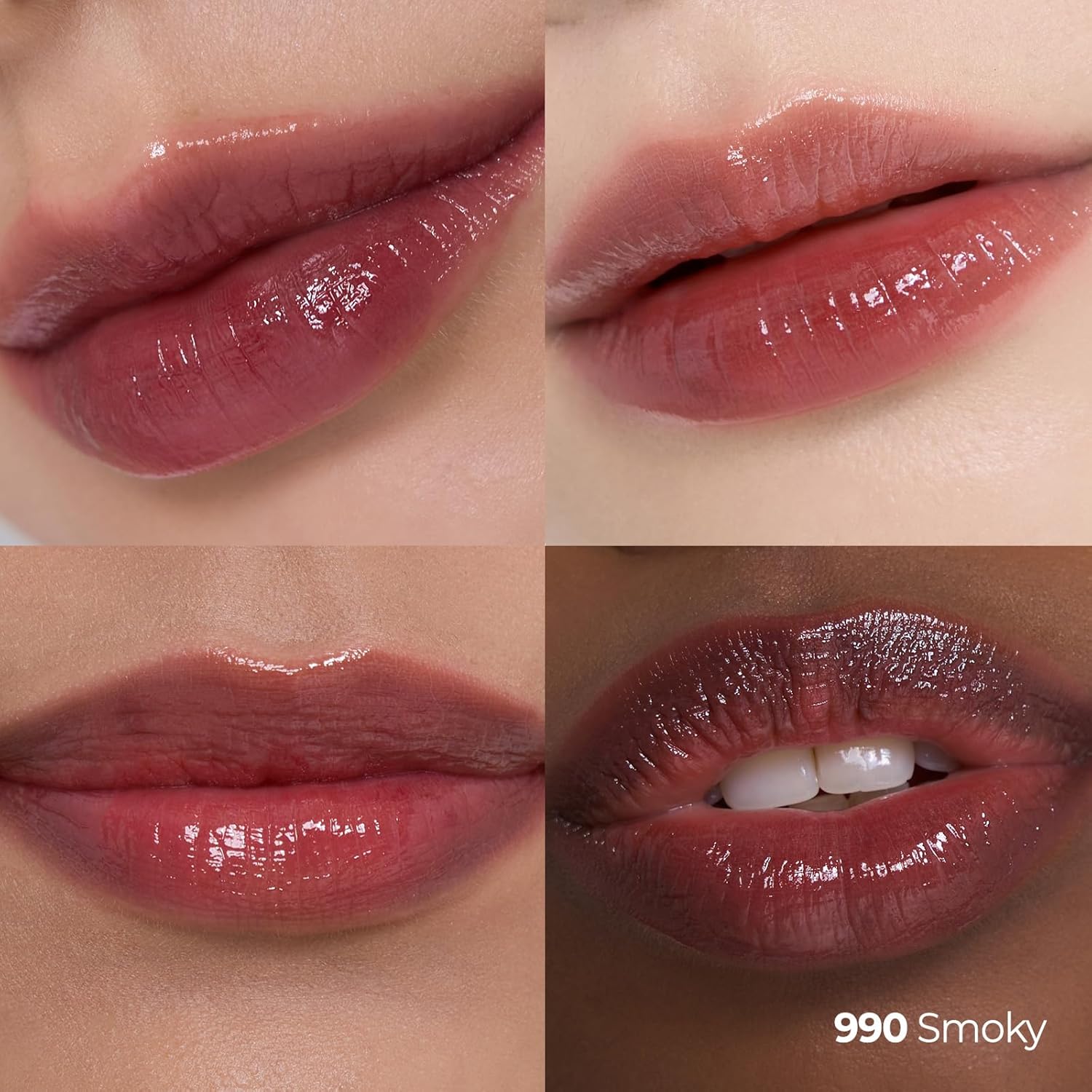 Laka Popping Balloon Lip Stain, 4.5g/0.15oz, Glossy Plumping Tint, Moisturizing, Non-Sticky Texture for All-Day Hydration, K-Beauty​ (#990 Smoky) - Image 2