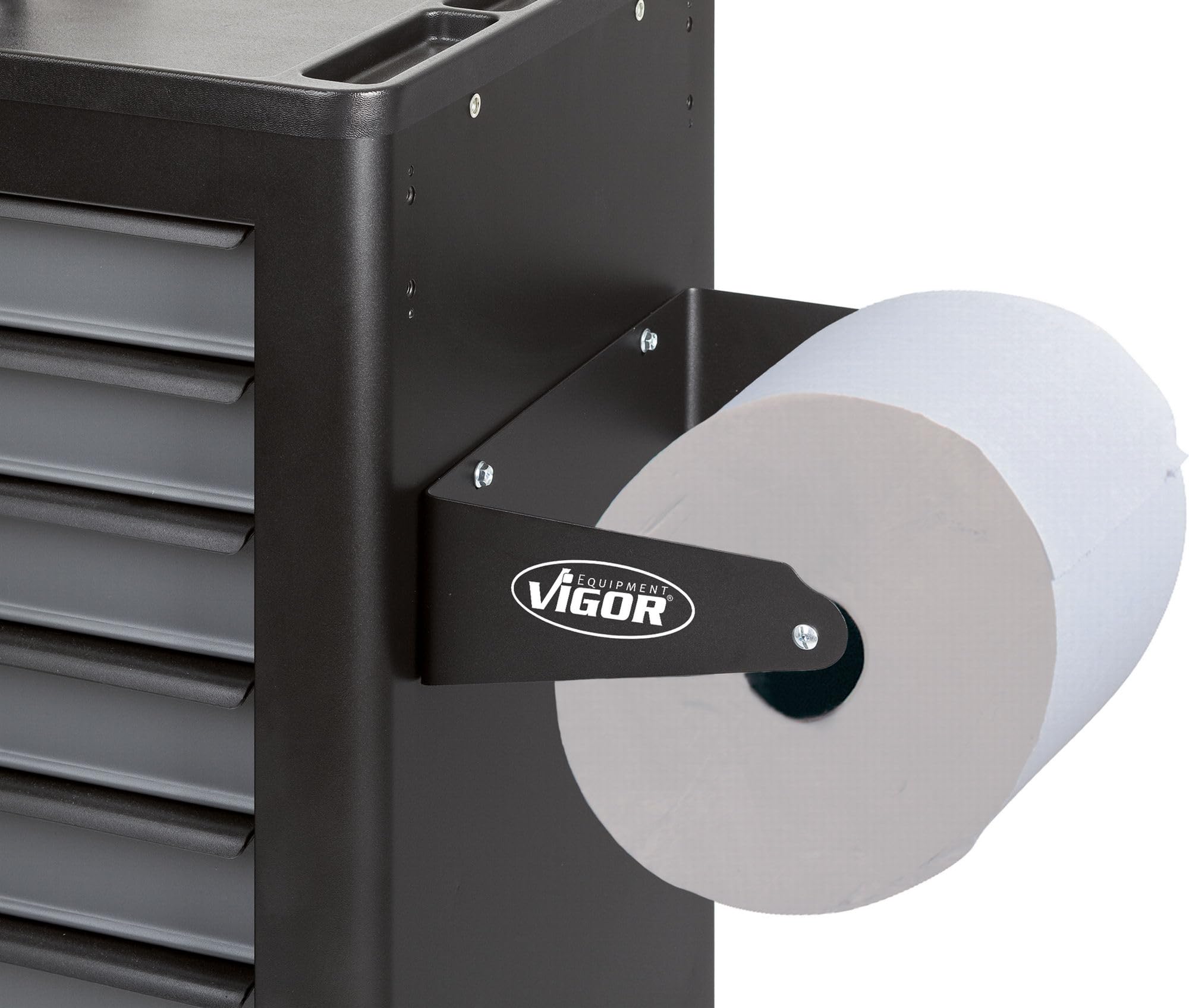 Vigor Support de Rouleaux de Papier pour Chariots d'atelier V2397